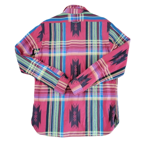 Polo Ralph Lauren Aztec Print Button Down - M - Picture 4 of 8